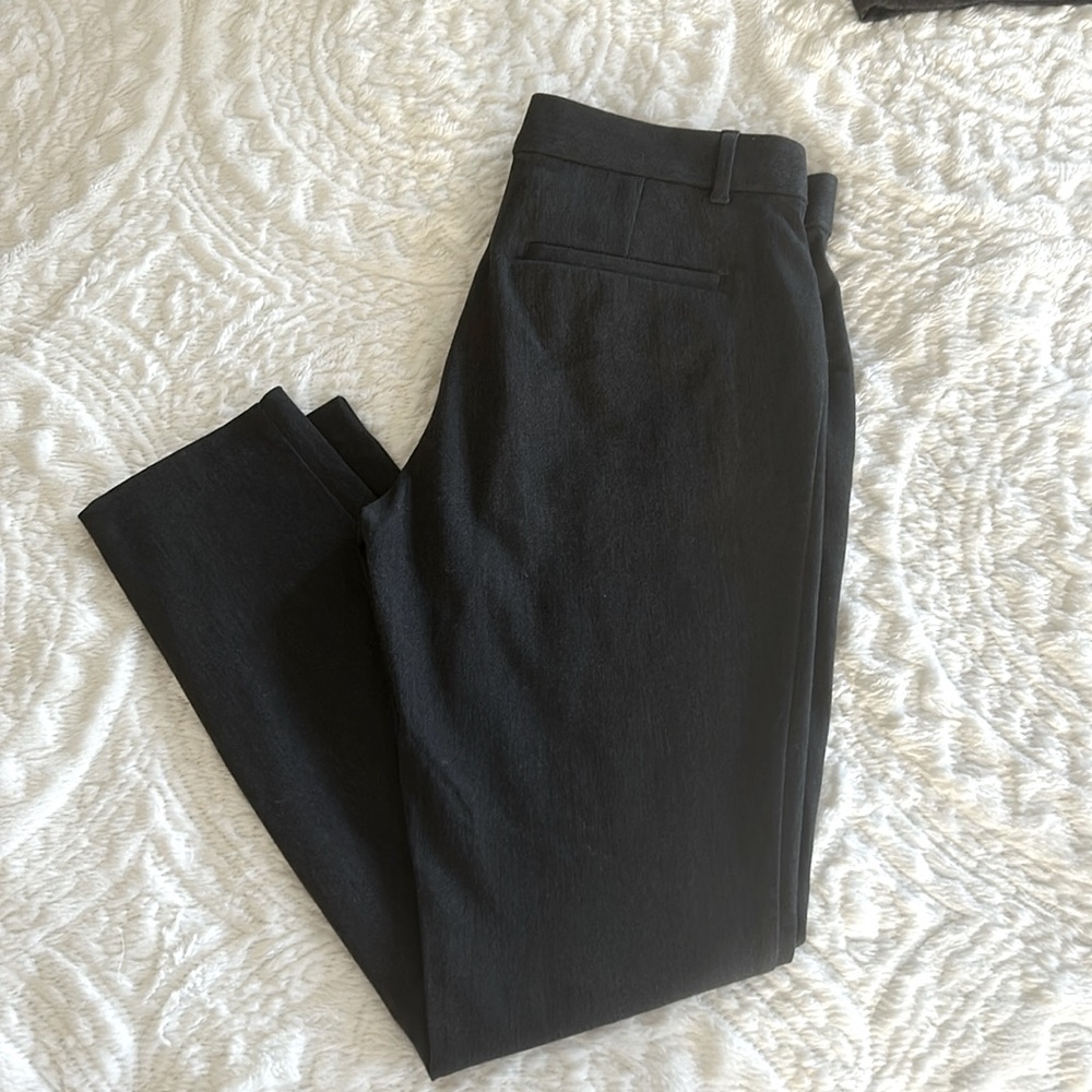 Charcoal Gray Skinny Ankle Pants